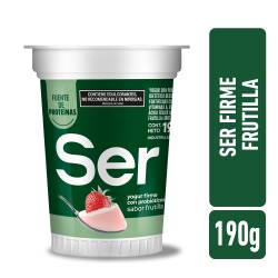 Yogur Firme Sabor Frutilla Ser 190g