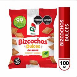 Bizcochos de Arroz Dulce Gallo Snacks x 100 g.
