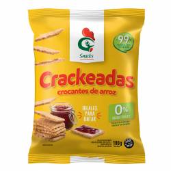 Galletitas de Arroz Crackeadas Gallo Snacks x 100 g.