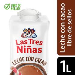 Leche LV Chocolatada Fortificada  Las Tres Niñas x 1 Lt,