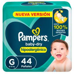 Pañal G Babydry Mega Pampers x 44 Un.