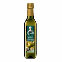 Aceite de Oliva Extra Virgen Pet Cocinero x 500 cc.