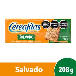 Galletitas Salvado Cerealitas x 208 g.