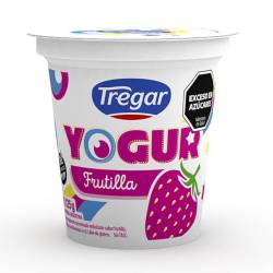 Yogur Entero Frutilla Tregar x 125 g.