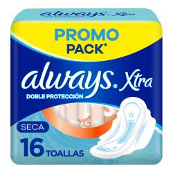 Toalla Higiénica Normal con Alas Xtra Seca Always x 16 Un.