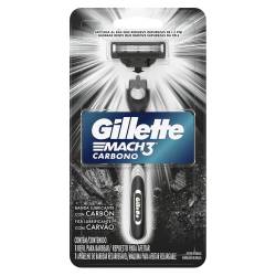 Maquina Afeitar Mach3 Carbono Gillette x 1 Un.
