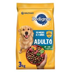 Alimento para Perro Adulto Carne y Vegetales Pedigree x 3 Kg.