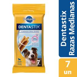 Palito Saludable Dentastix Razas Medianas Pedigree x 7 Un..