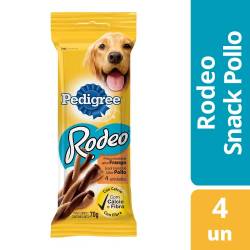 Stick Rodeo Snack sabor Pollo Pedigree x 4 Un.