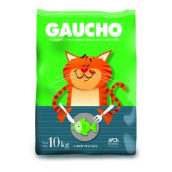 Alimento Seco Gato Adulto Pescado Gaucho x 10 Kg.