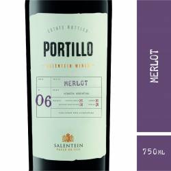 Vino Tinto Merlot Portillo x 750 cc.