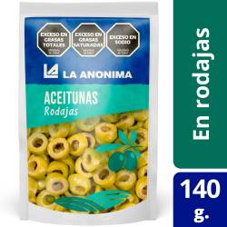 Aceitunas Verdes Rodajas La Anónima x 140 g.