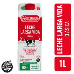 Leche LV Entera Clasica 3% La Serenisima x 1 Lt.