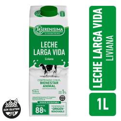 Leche LV Parcialmente Descremada Liviana 1% La Serenisima x 1 Lt.