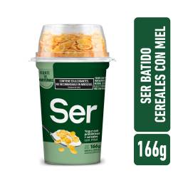 Yogur Batido con Cereales con Miel Ser 166g