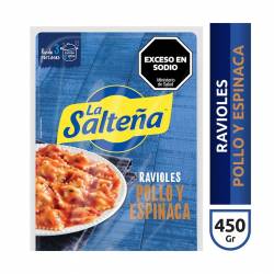 Ravioles de Pollo y Espinaca La Salteña x 450 g.