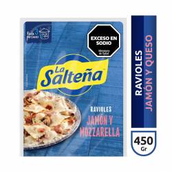Ravioles de Jamon y Mozzarella La Salteña x 450 g.