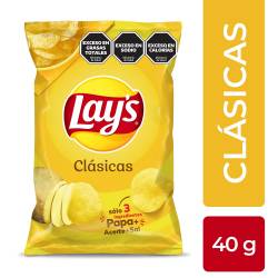 Papas fritas Lays Clásicas x 40 g