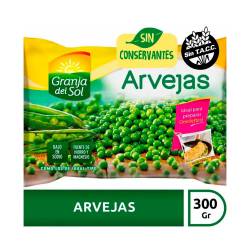 Arvejas Congeladas Granja Del Sol x 300 g.