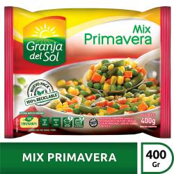 Mix Primavera Congelada Granja Del Sol x 400 g.