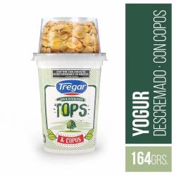 Yogur Descremado Tops con Cereales Tregar x 164 g.