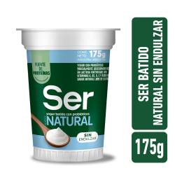 Yogur Batido Sabor Natural Sin Endulzar Ser 175g