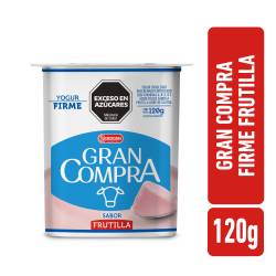 Yogur firme frutilla Gran Compra 120g