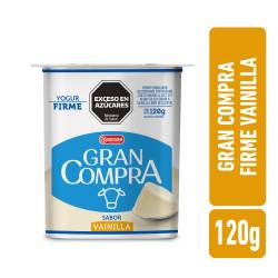 Yogur firme vainilla Gran Compra 120g