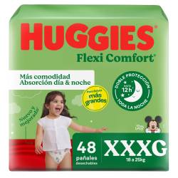 Pañal Huggies Flexi Comfort XXXG x48
