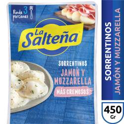 Sorrentinos Jamón y Muzzarella La Salteña x 300 g.