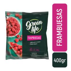 Frambuesas Congeladas Green Life x 400 g.