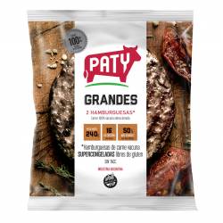 Hamburguesa Carne Vacuna Grandes x 2 Un. Paty x 240 g.