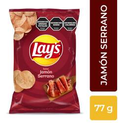 Papas Fritas Sabor Jamón Serrano Lays x 77 g.