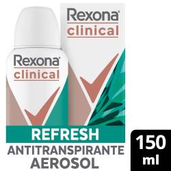Antitranspirante Aerosol Clinical Refresh Rexona x 150 cc.