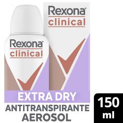 Antitranspirante Aerosol Clinical Extra Dry Rexona x 150 cc.