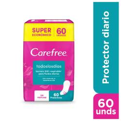 Protectores Diarios Carefree Todos Los Días x 60 un