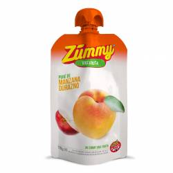 Pulpa de Manzana&Durazno Pouch Zummy x 110 g.