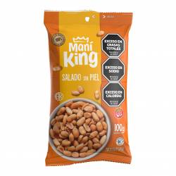 Maní Frito Salado Maní King x 100 g.