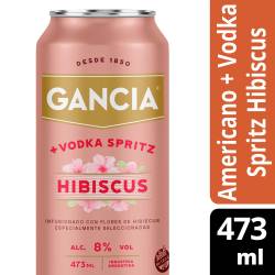 Aperitivo Hibiscus Spritz Lata Gancia x 473 cc.
