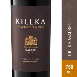 Vino Tinto Malbec Killka x 750 cc.