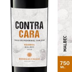 Vino Tinto Malbec Contracara x 750 cc.