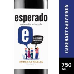 Vino Tinto Cabernet Sauvignon Esperado x 750 cc.