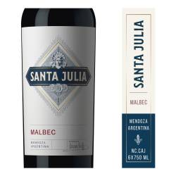 Vino Tinto Malbec Santa Julia x 750 cc.