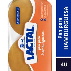 Pan para Hamburguesas  Lactal x 210 g.