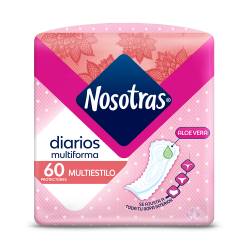Protector Diario sin Perfume Multiestilo Nosotras x 60 Un.