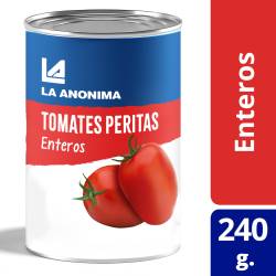 Tomate Perita Entero La Anónima x 400 g.