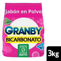 Jabón Polvo Baja Espuma Bicarbonato Rosas Granby x 3 Kg.