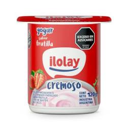  Yogur Entero Batido Frutilla Ilolay x 120 g.