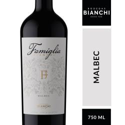 Vino Tinto Malbec Famiglia Bianch x 750 cc.