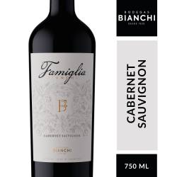 Vino Tinto Cabernet Sauvignon Famiglia Bianchi x 750 cc.
